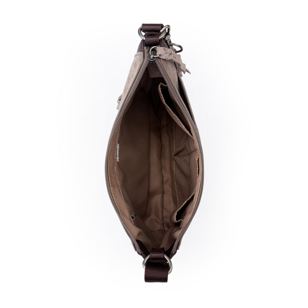 The Sak Alameda Crossbody - Leather - Mushroom Suede