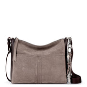 Alameda Crossbody - Leather - Mushroom Suede