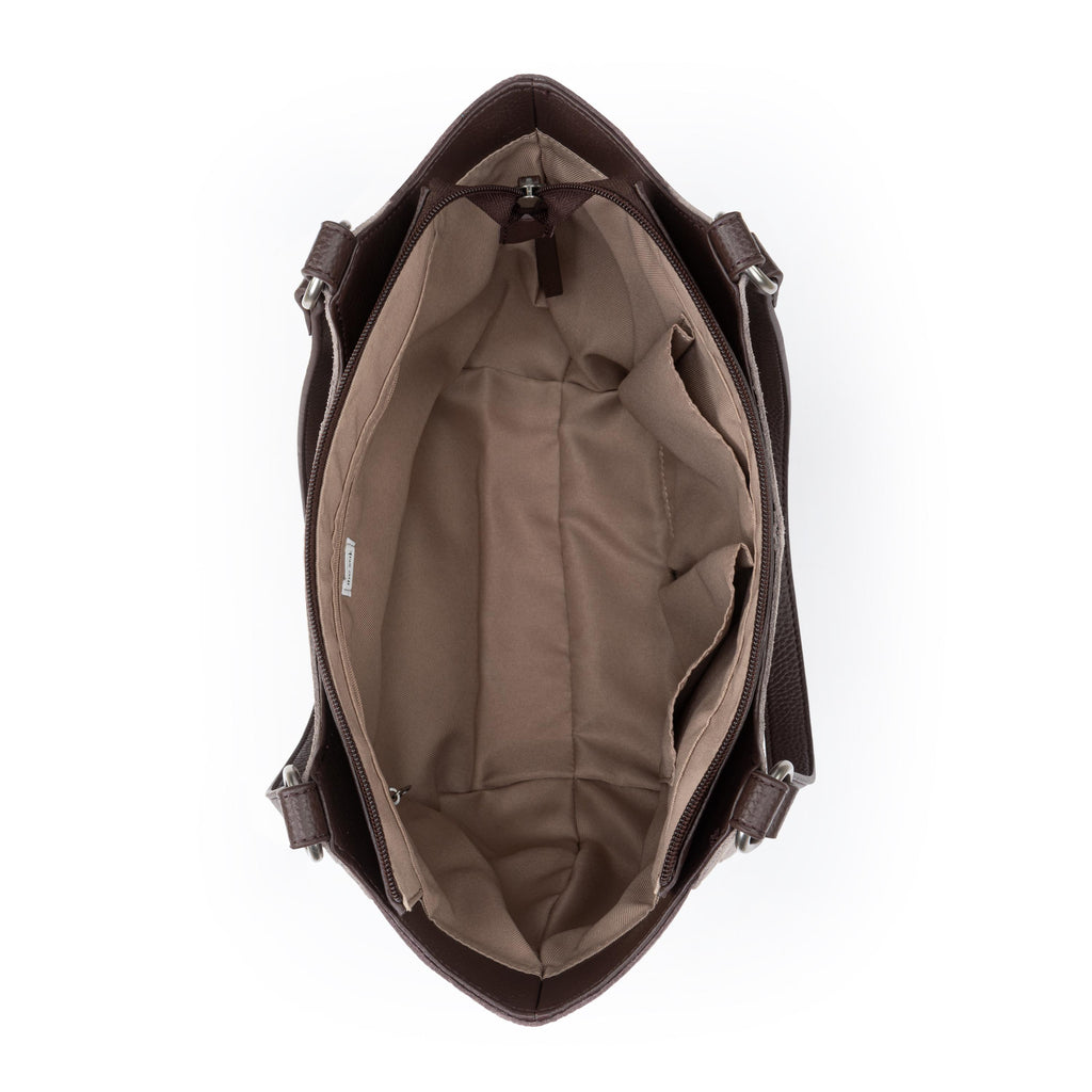 The Sak Bolinas Satchel - Leather - Mushroom Suede