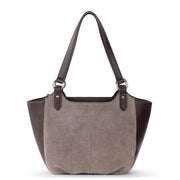 Bolinas Satchel - Leather - Mushroom Suede