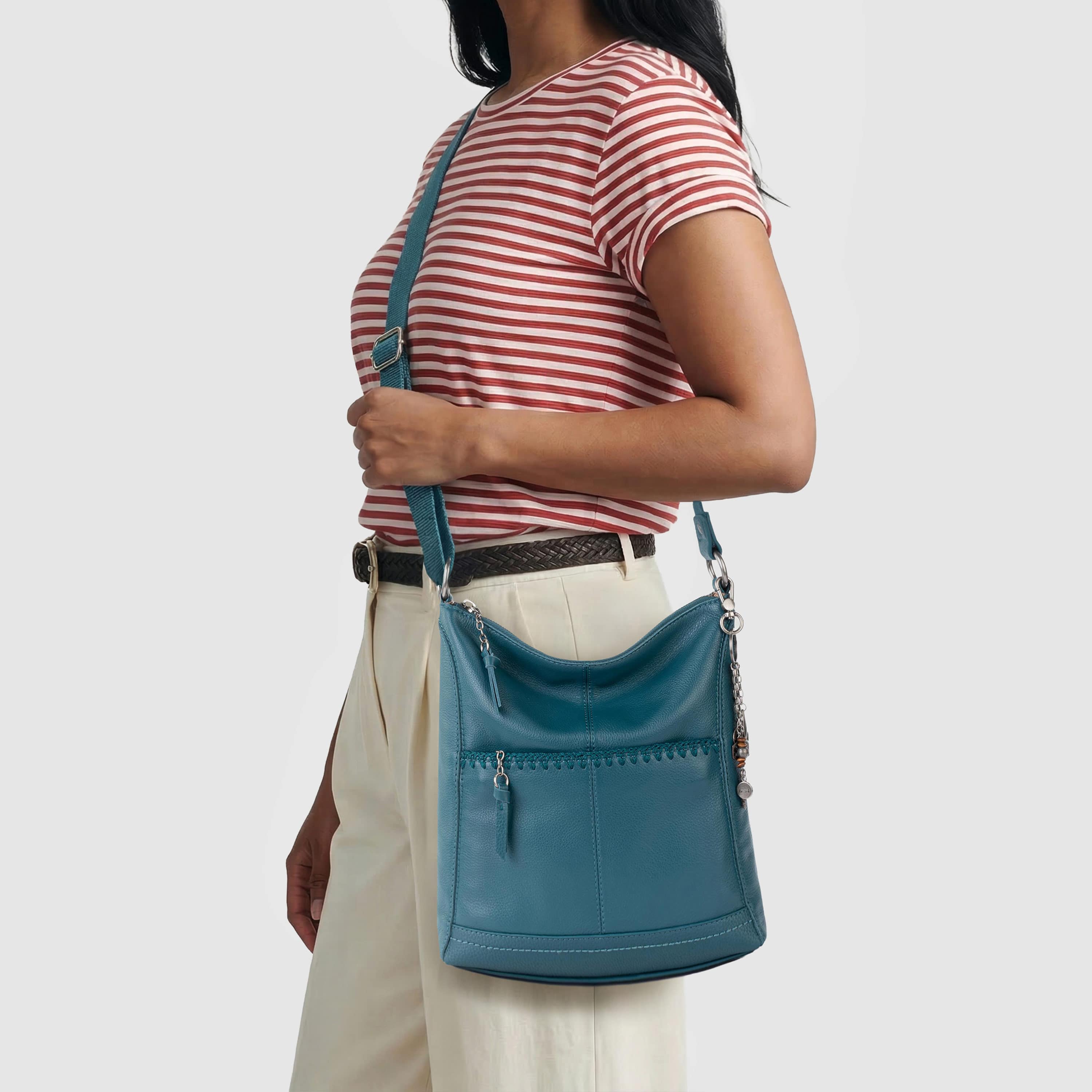 The Sak Lucia Crossbody - Leather - Deep Teal