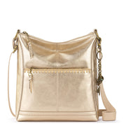 Lucia Crossbody - Leather - Light Gold