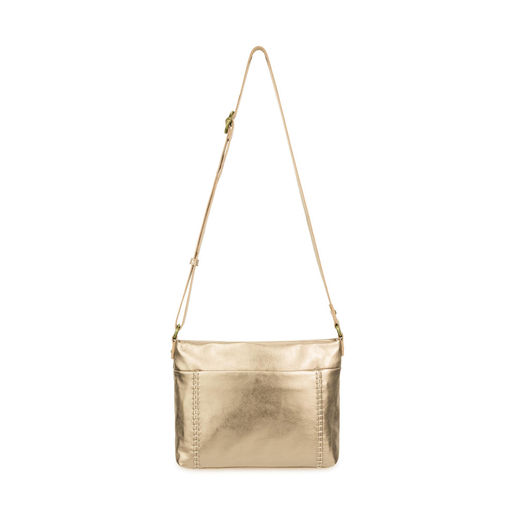 The Sak Melrose Crossbody - Leather - Light Gold