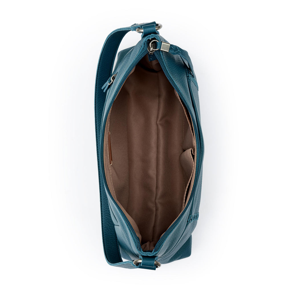 The Sak Melrose Shoulder Bag - Leather - Deep Teal