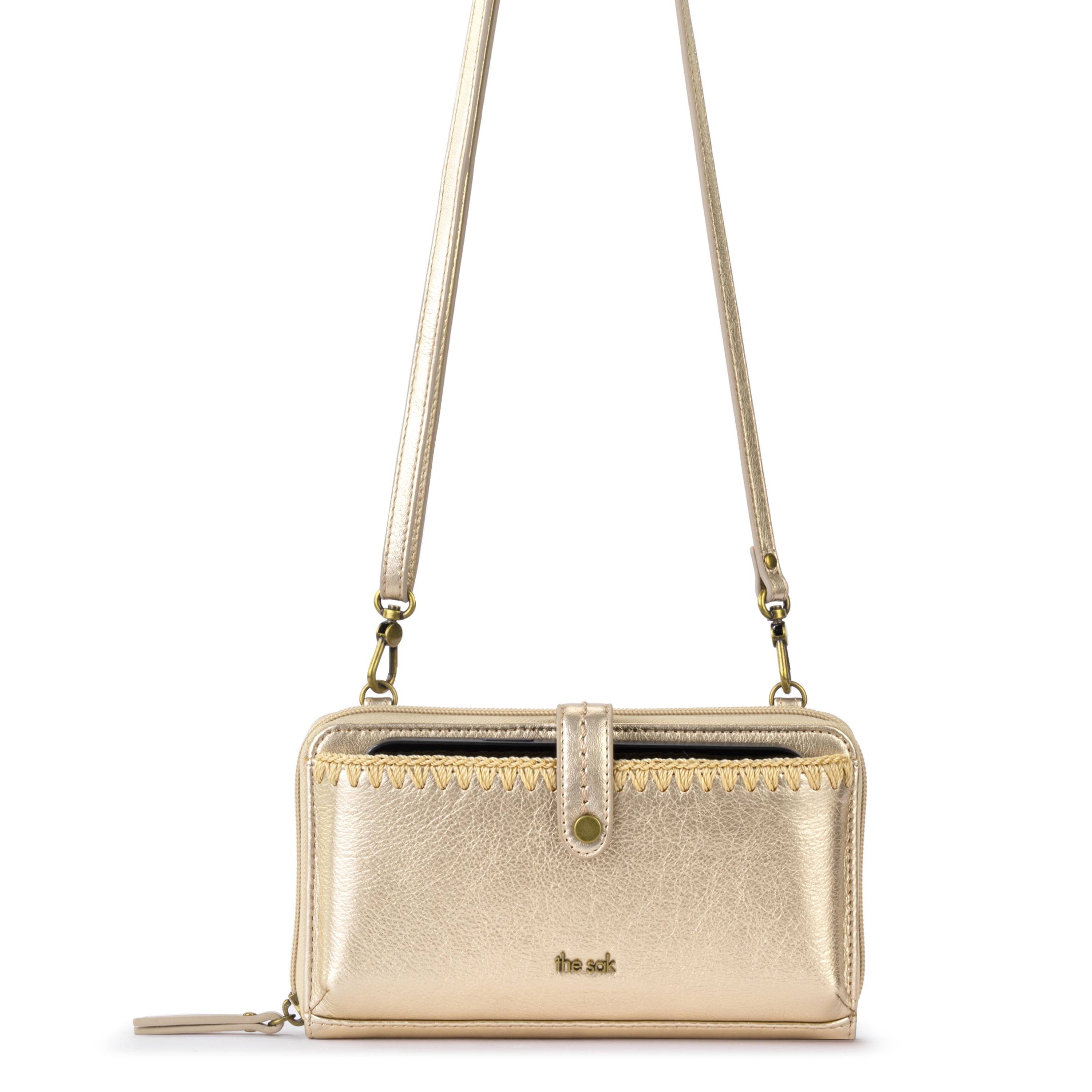 The Sak Iris Smartphone Wallet - Leather - Light Gold