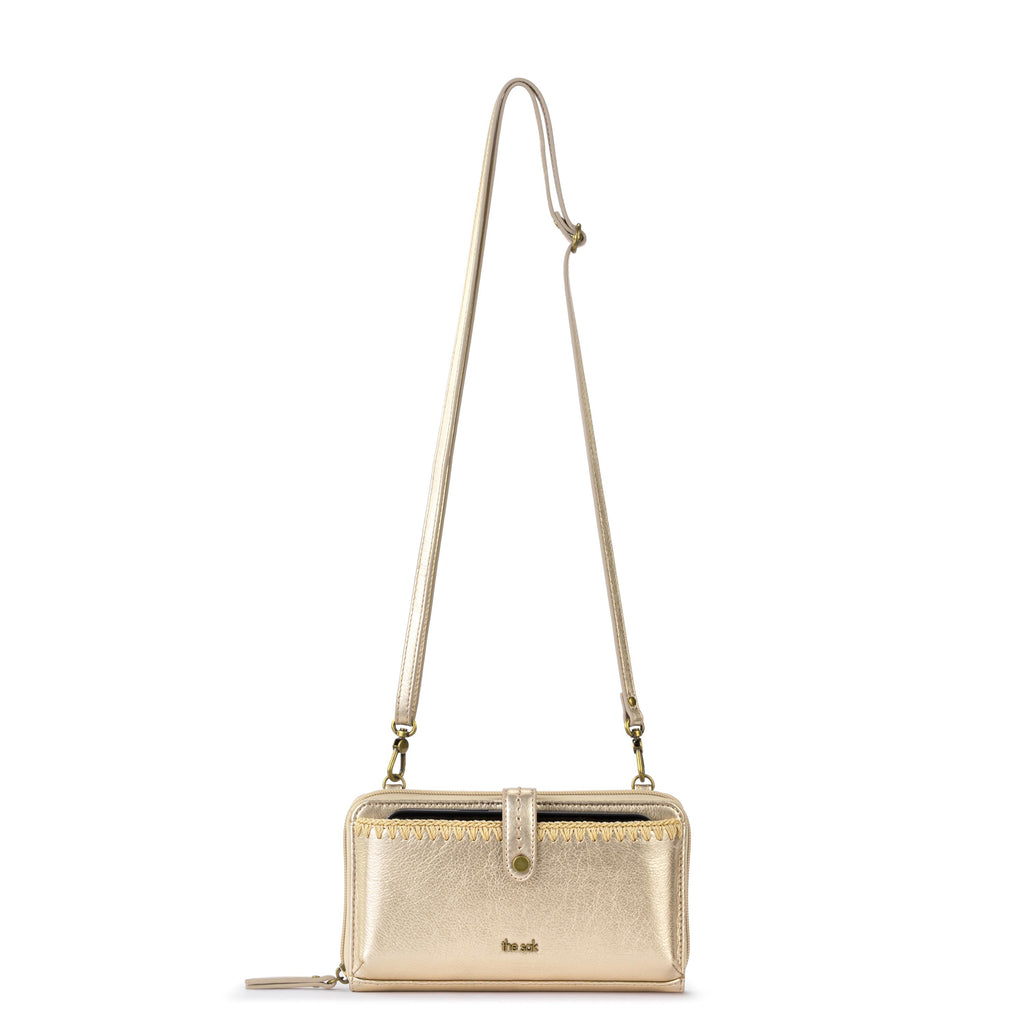 The Sak Iris Smartphone Wallet - Leather - Light Gold