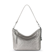 Juniper Small Hobo - Leather - Pyrite Woven