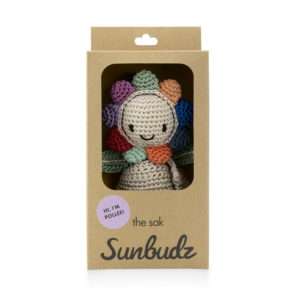 The Sak Sunbudz Sunflower Dangle - Hand Crochet - Pollee