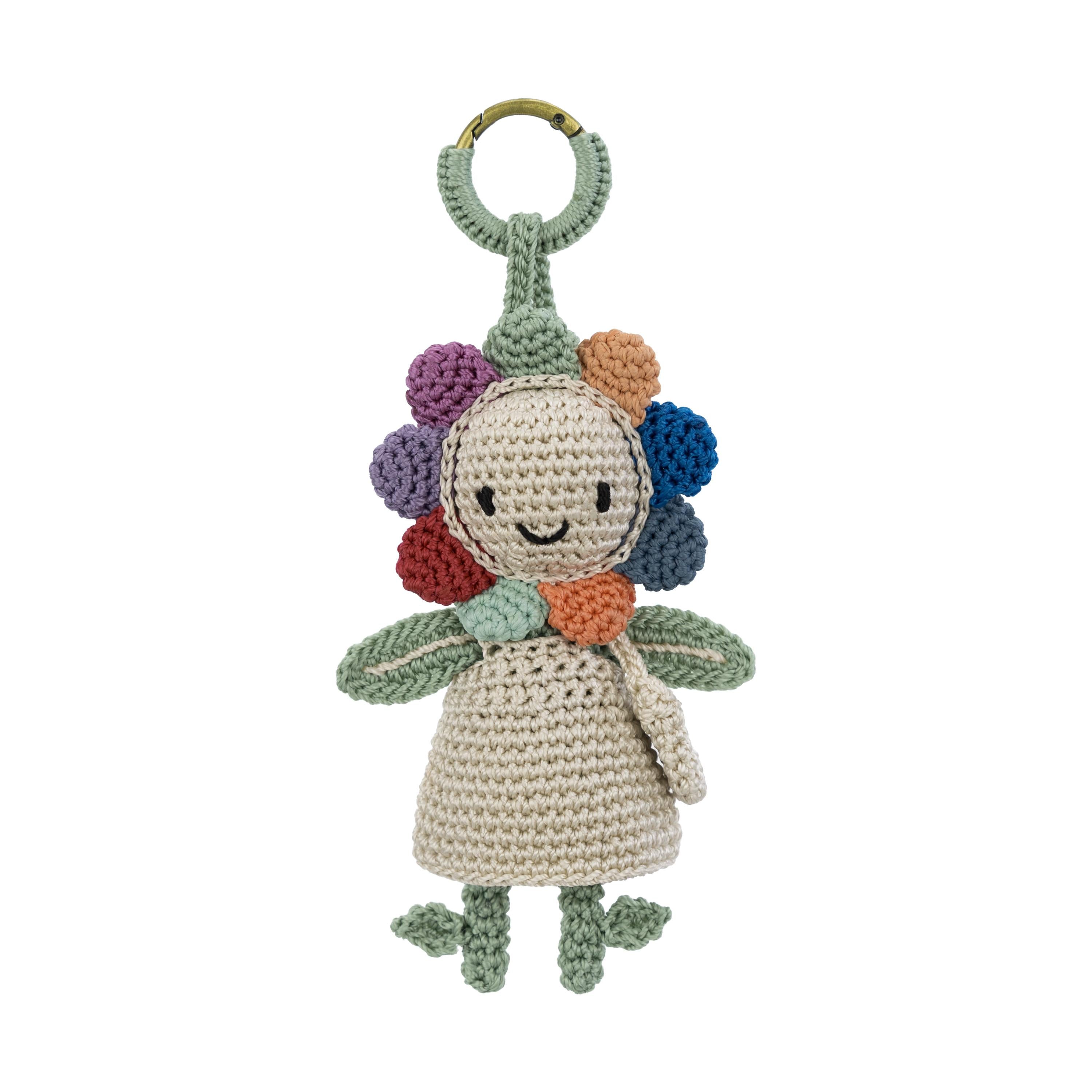 The Sak Sunbudz Sunflower Dangle - Hand Crochet - Pollee