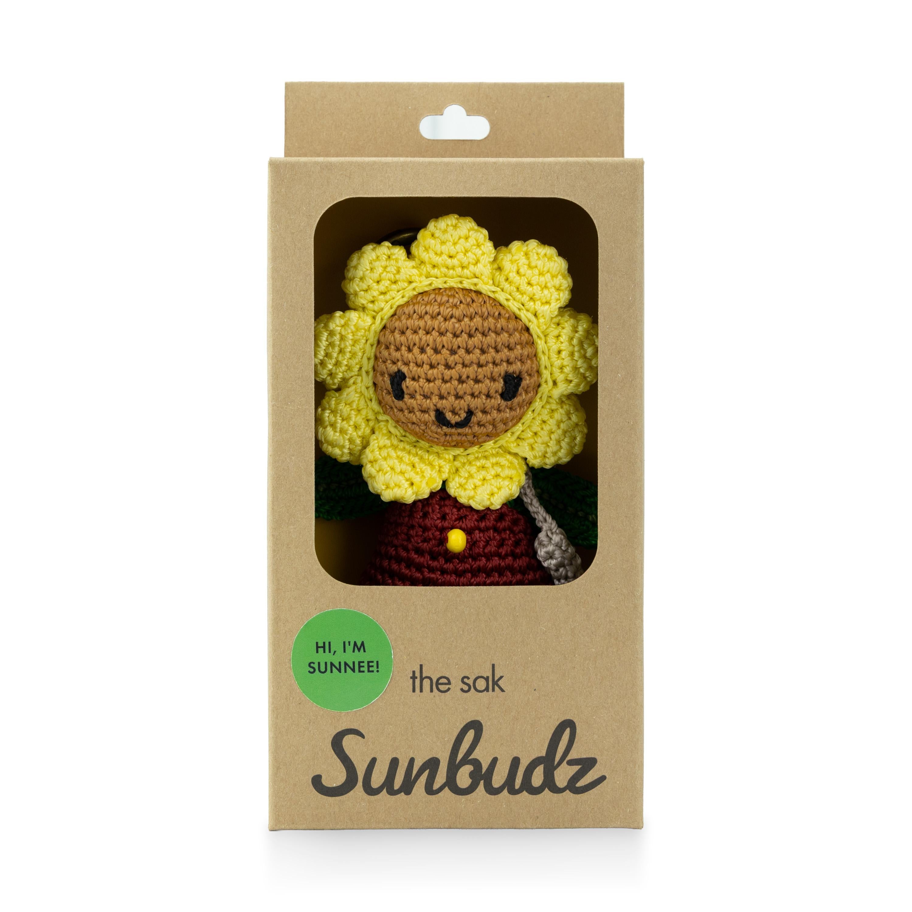 The Sak Sunbudz Sunflower Dangle - Hand Crochet - Sunnee