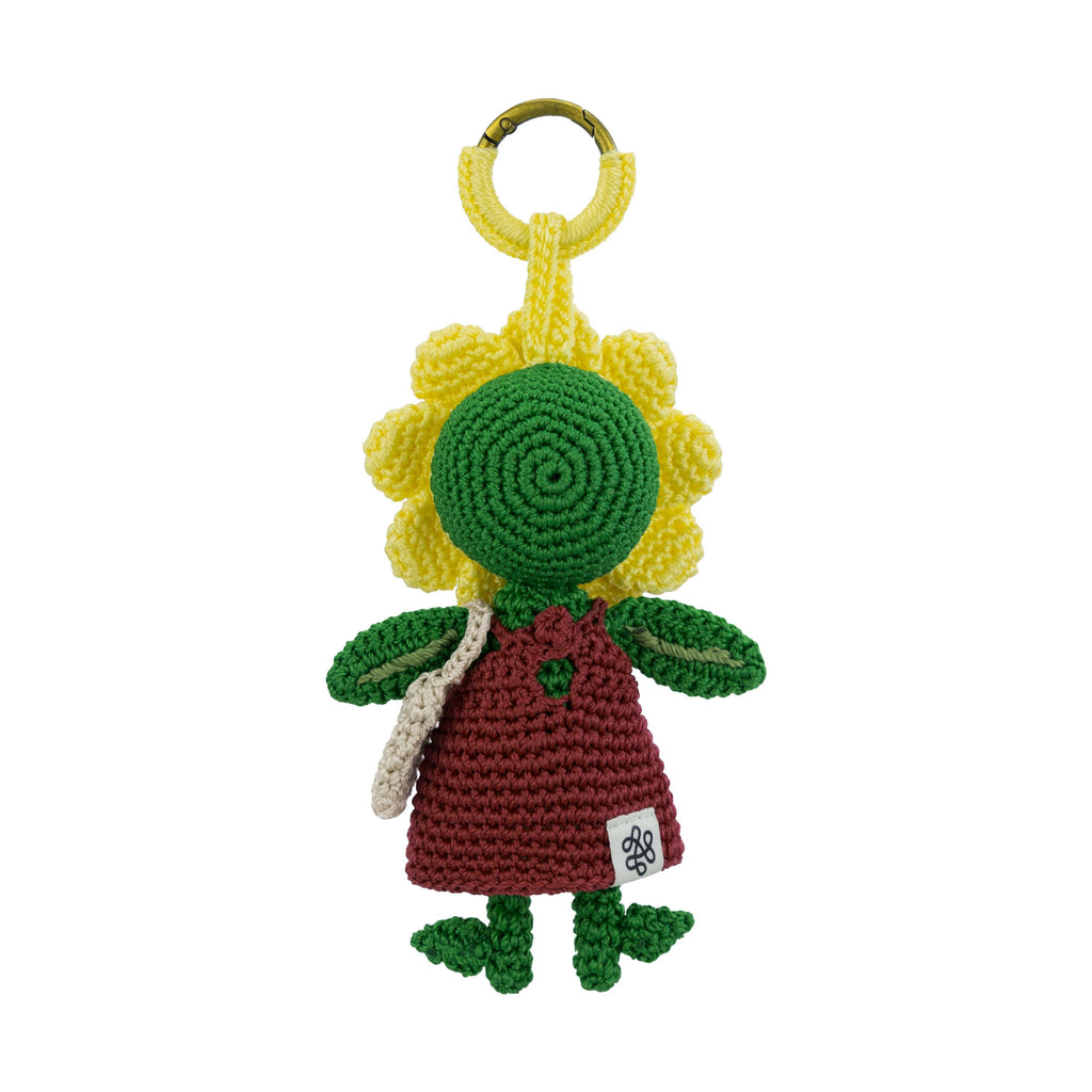 The Sak Sunbudz Sunflower Dangle - Hand Crochet - Sunnee