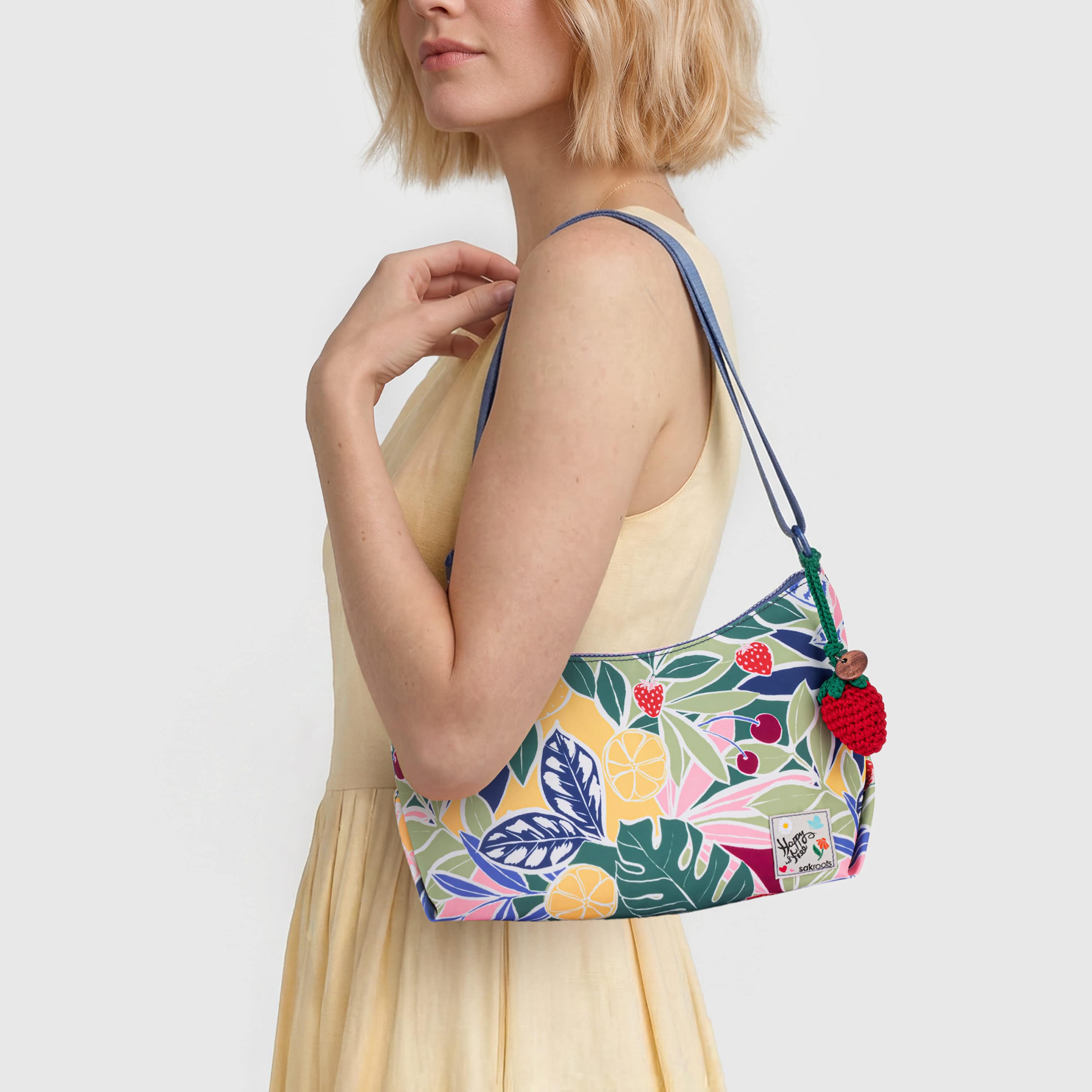 Sakroots Banyan Hobo - EcoTwill - Fruit Paradise
