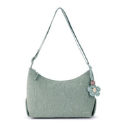 Banyan Hobo - EcoTwill - Sage Flower Blossom Quilted