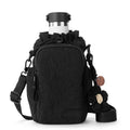 Sakroots Banyan Drawstring Crossbody -|Eco Twill - Black Flower Blossom Q|