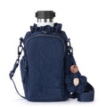 Sakroots Banyan Drawstring Crossbody -|Eco Twill - Navy Flower Blossom Q|