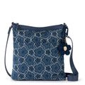 Sakroots Banyan Basic Crossbody - Denim - Denim Retro Flower