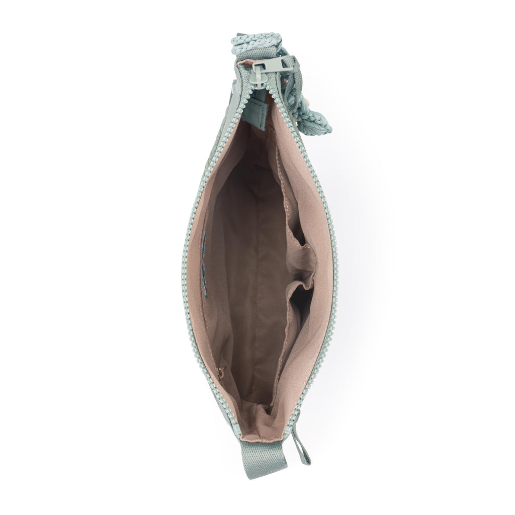 Sakroots Banyan Basic Crossbody -|Eco Twill - Sage Flower Blossom Q|