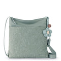 Sakroots Banyan Basic Crossbody -|Eco Twill - Sage Flower Blossom Q|