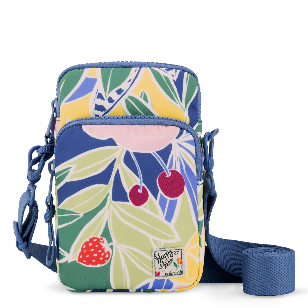 Sakroots Koa Adjustable Smartphone Crossbody -|Eco Twill - Fruit Paradise|