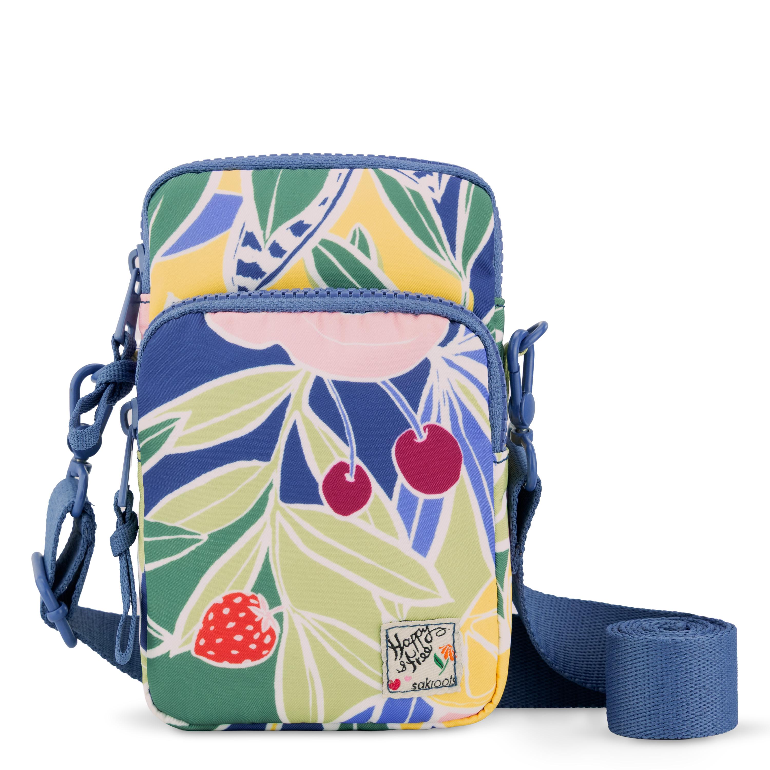 Sakroots Koa Adjustable Smartphone Crossbody -|Eco Twill - Fruit Paradise|
