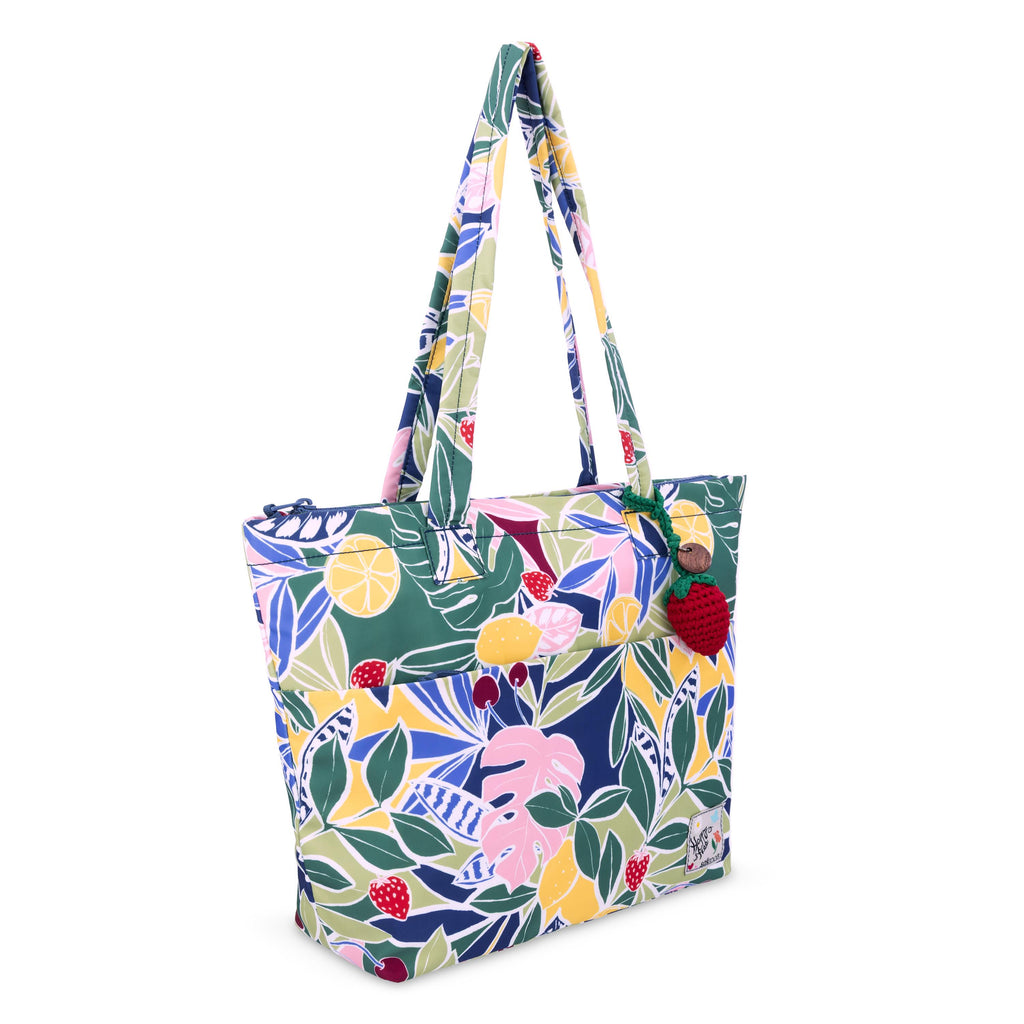 Sakroots Banyan Shoulder Tote -|Eco Twill - Fruit Paradise|
