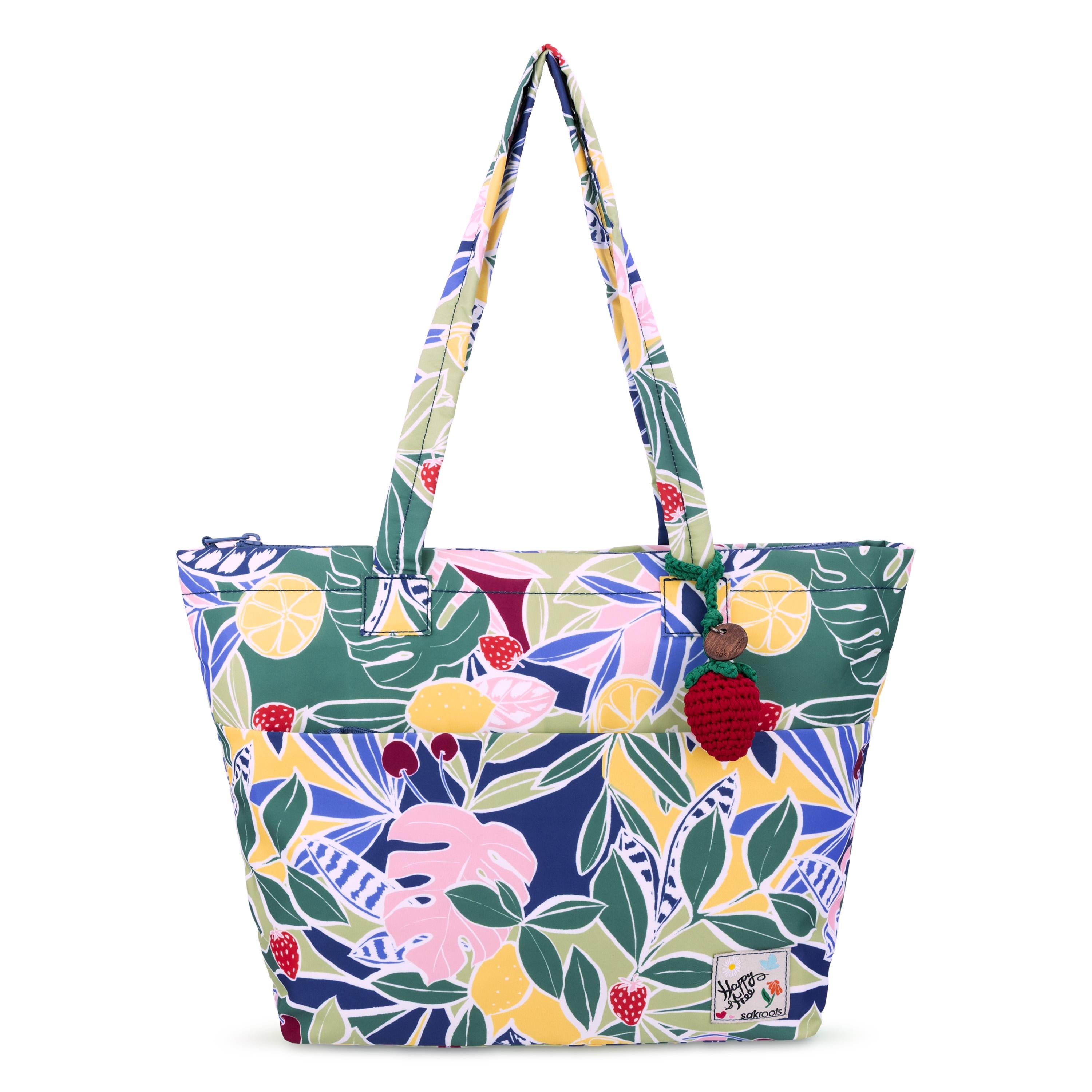 Sakroots Banyan Shoulder Tote -|Eco Twill - Fruit Paradise|