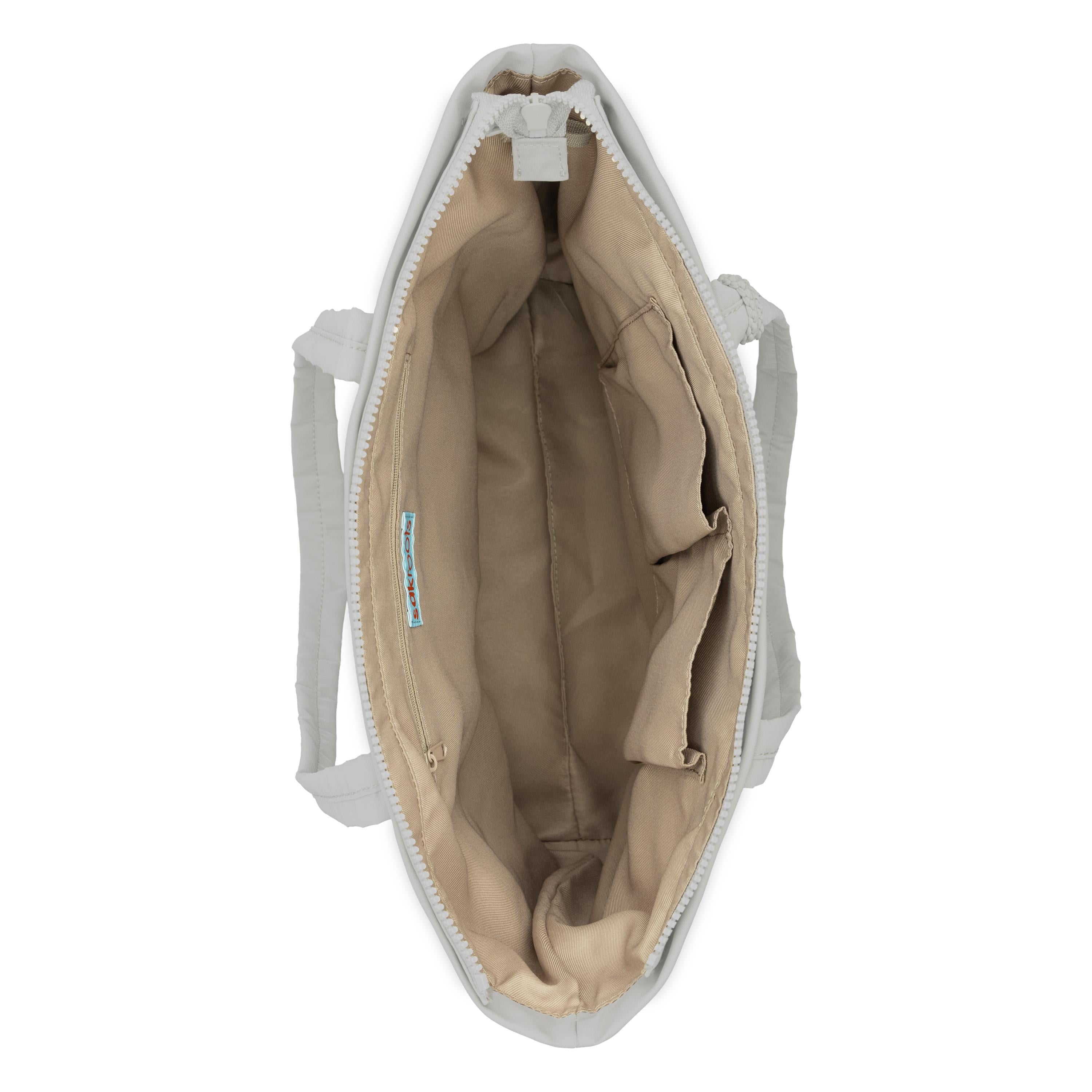 Sakroots Banyan Shoulder Tote -|Eco Twill - Pebble Flower Blossom Q|