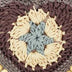Yarnicharmz Dangle - Hand Crochet - Mushroom Patch Heart