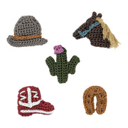 Yarnicharmz 5 Pack - Hand Crochet - Western