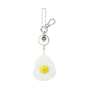 Yarnicharmz Dangle - Hand Crochet - Fried Egg
