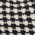 Los Feliz 120 Hobo - Hand Crochet - Black Ecru Shell