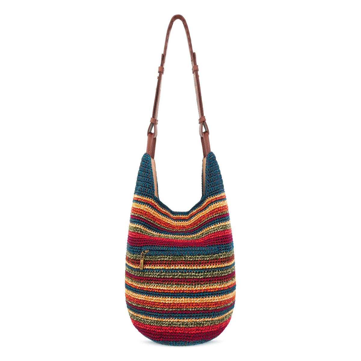 The Sak Los Feliz 120 Hobo - Hand Crochet - Woodland Stripe