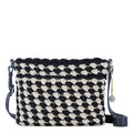 The Sak Melrose Crossbody - Hand Crochet - Black Ecru Shell