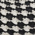 Tess Shoulder Bag - Hand Crochet - Black Ecru Shell