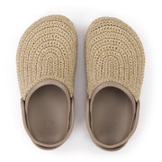 Bolo Clog - Hand Crochet - Bamboo Static