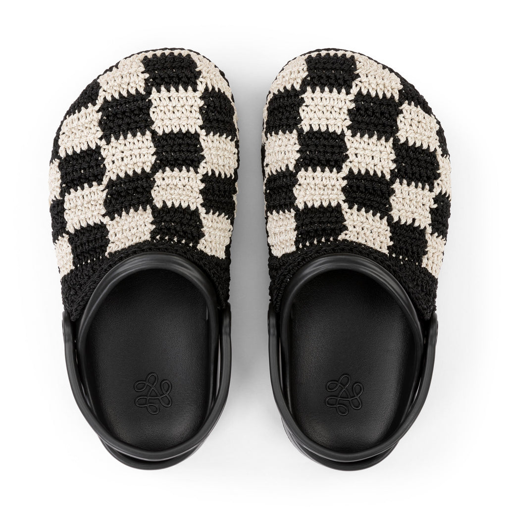 The Sak Bolo Eva Clog - Black Check