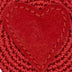 Circle Coin Pouch - Hand Crochet - Scarlet Heart