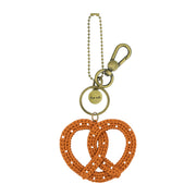 Yarnicharmz Dangle - Hand Crochet - Pretzel