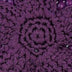 Yarnicharmz Dangle - Hand Crochet - Aubergine Flower