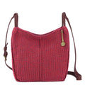 The Sak Los Feliz Crossbody - Hand Crochet - Black Cherry Static