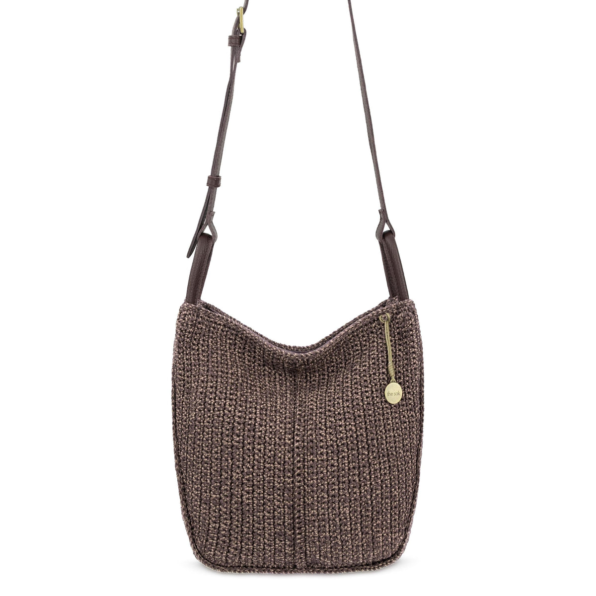 The Sak Los Feliz Crossbody - Hand Crochet - Nutmeg Static