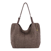Los Feliz Large Tote - Hand Crochet - Nutmeg Static
