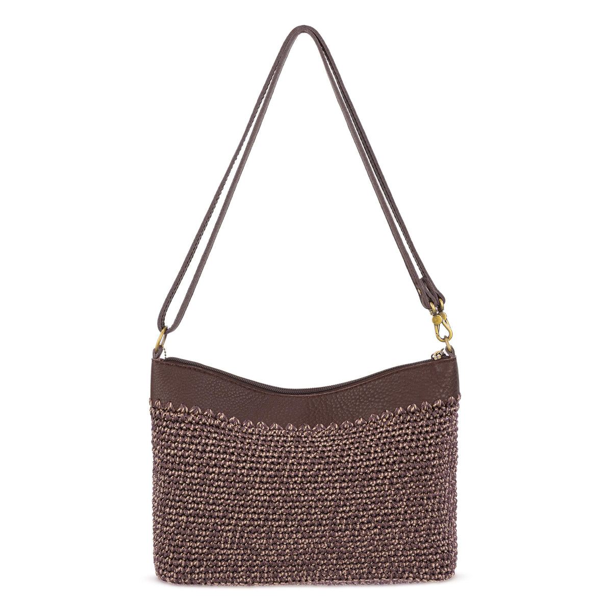 The Sak Lumi Crossbody - Hand Crochet - Nutmeg Static