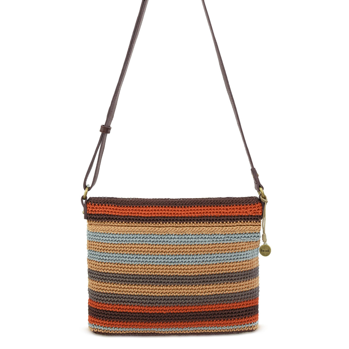 The Sak Melrose Crossbody - Hand Crochet - Harvest Stripe