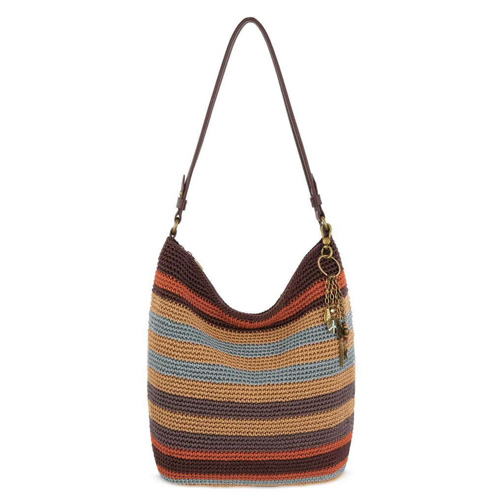 The Sak Sequoia Hobo - Hand Crochet - Harvest Stripe
