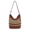 The Sak Sequoia Hobo - Hand Crochet - Harvest Stripe