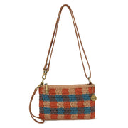 Vita Convertible Wristlet - Hand Crochet - Autumn Check