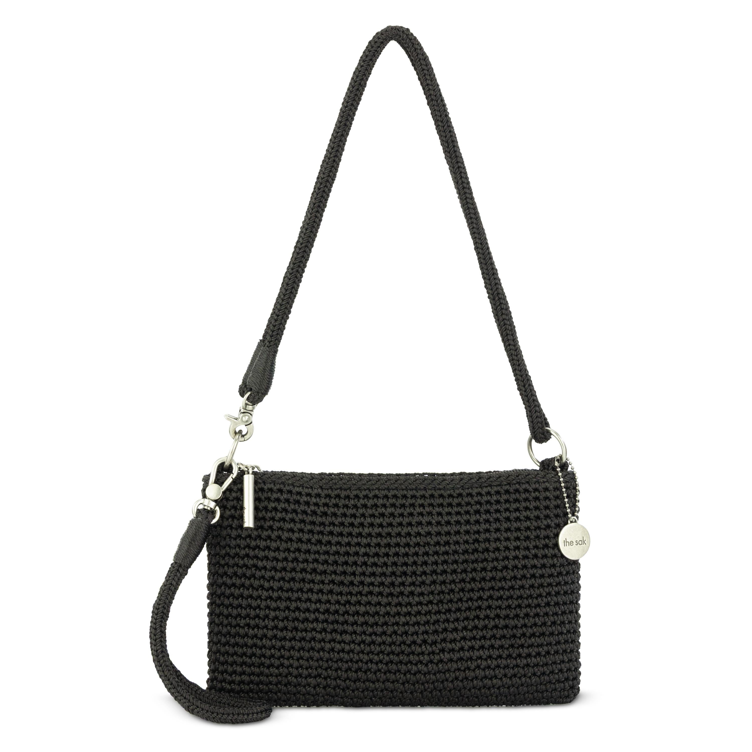 The Sak Vita Convertible Wristlet - Hand Crochet - Black
