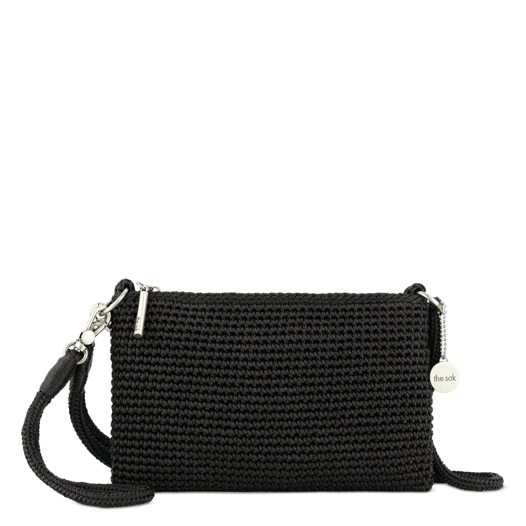 The Sak Vita Convertible Wristlet - Hand Crochet - Black