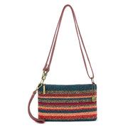 Vita Convertible Wristlet - Hand Crochet - Woodland Stripe